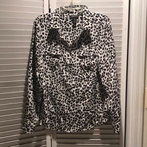 White House Black Market Silk Blouse